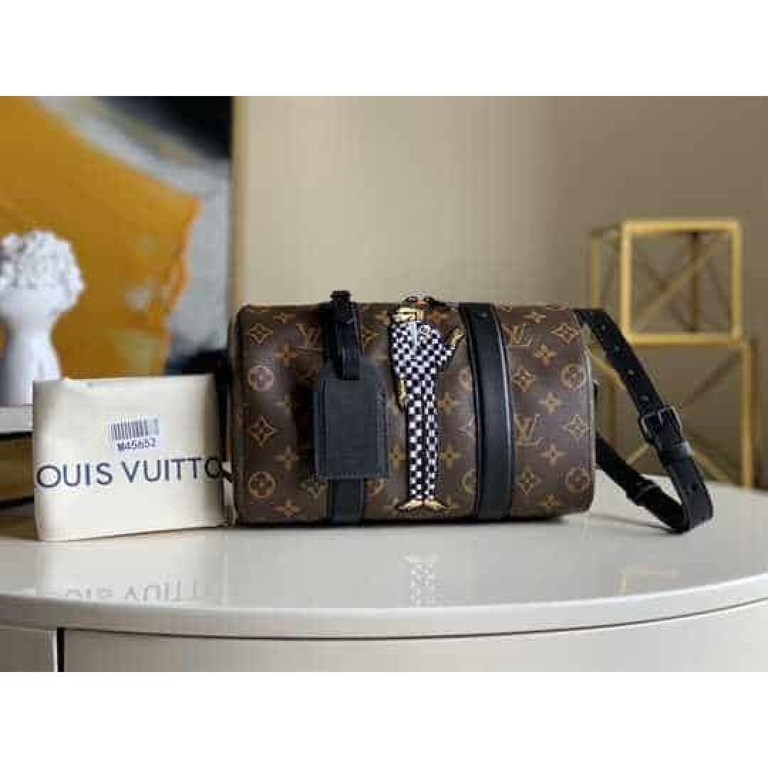 LOUIS VUITTON CITY KEEPALL MONOGRAM CANVAS OTHER IN BROWN