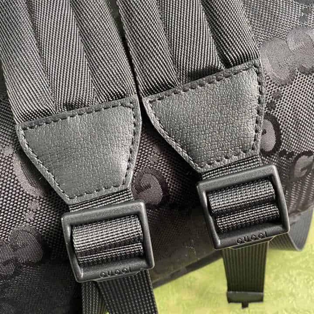 GUCCI OFF THE GRID BACKPACK BLACK GG NYLON