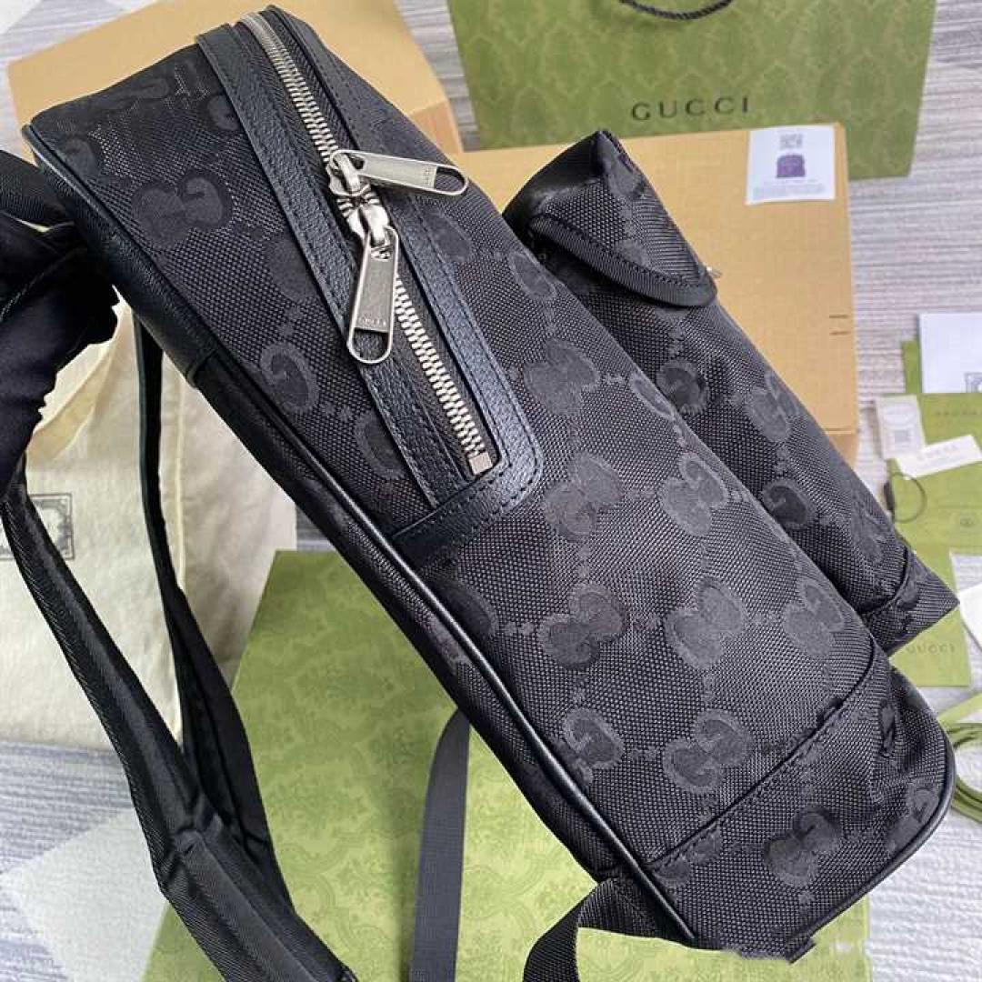 GUCCI OFF THE GRID BACKPACK BLACK GG NYLON