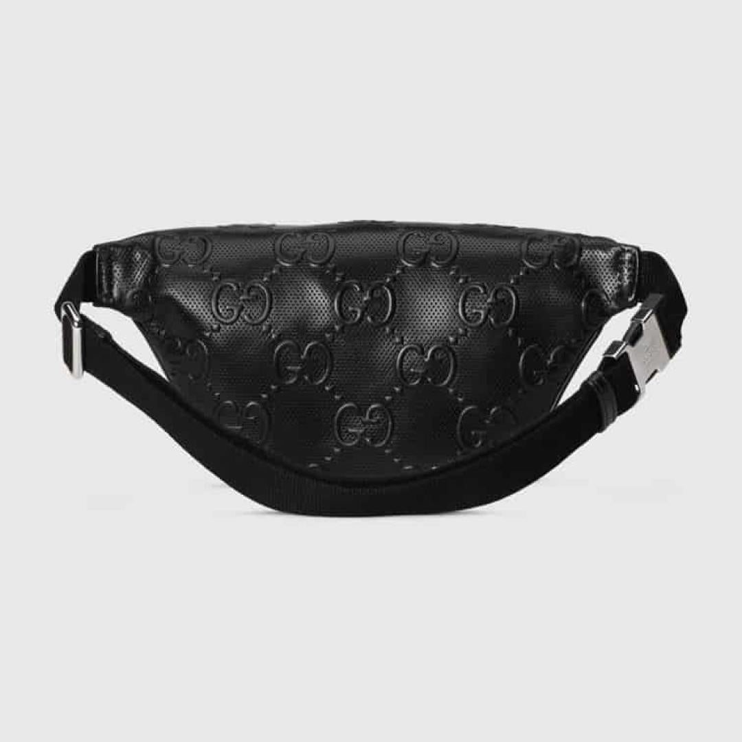 GUCCI GG EMBOSSED BELT BAG