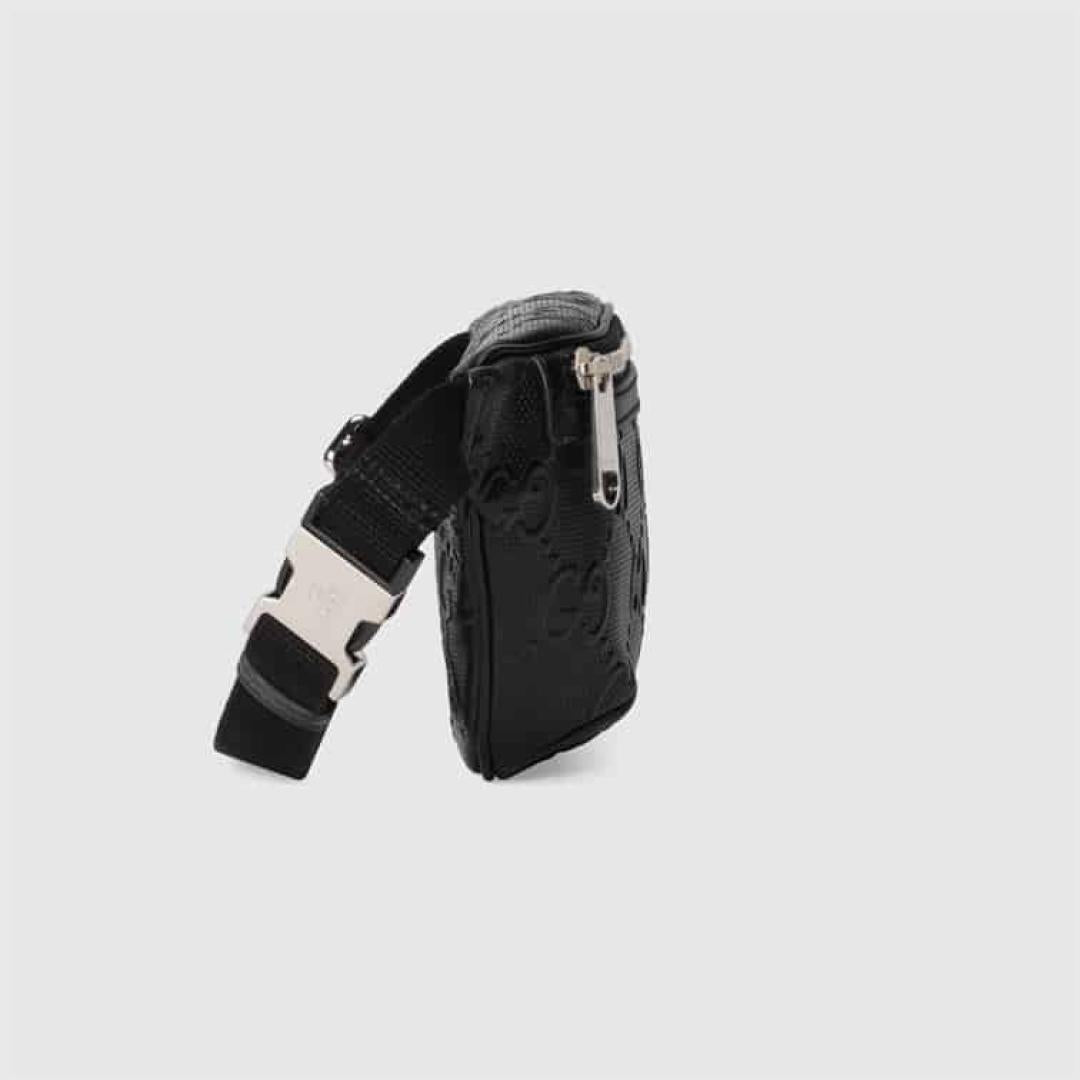 GUCCI GG EMBOSSED BELT BAG