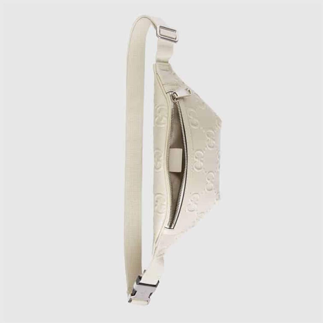 GUCCI GG EMBOSSED BELT BAG