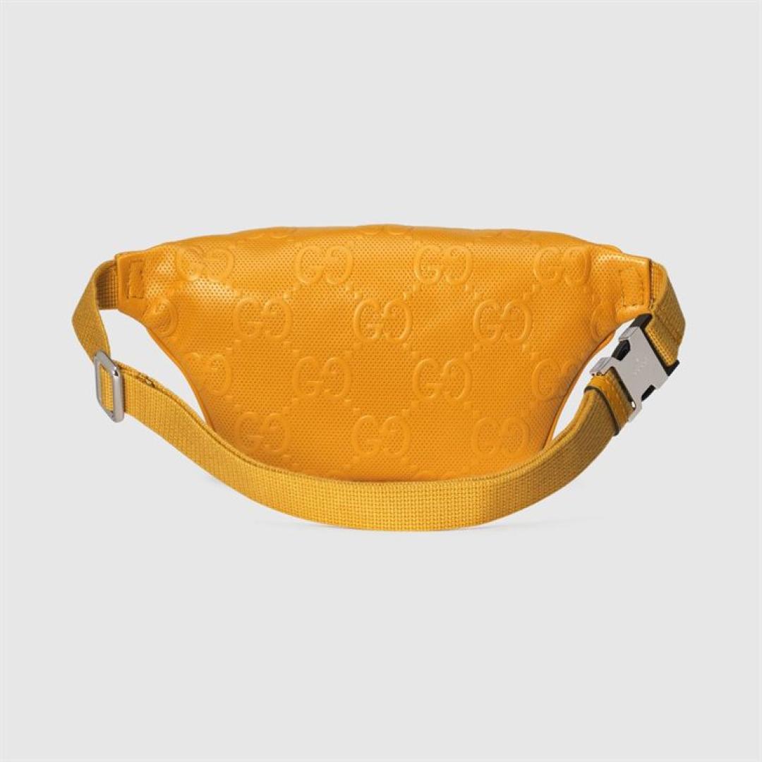GUCCI GG EMBOSSED BELT BAG