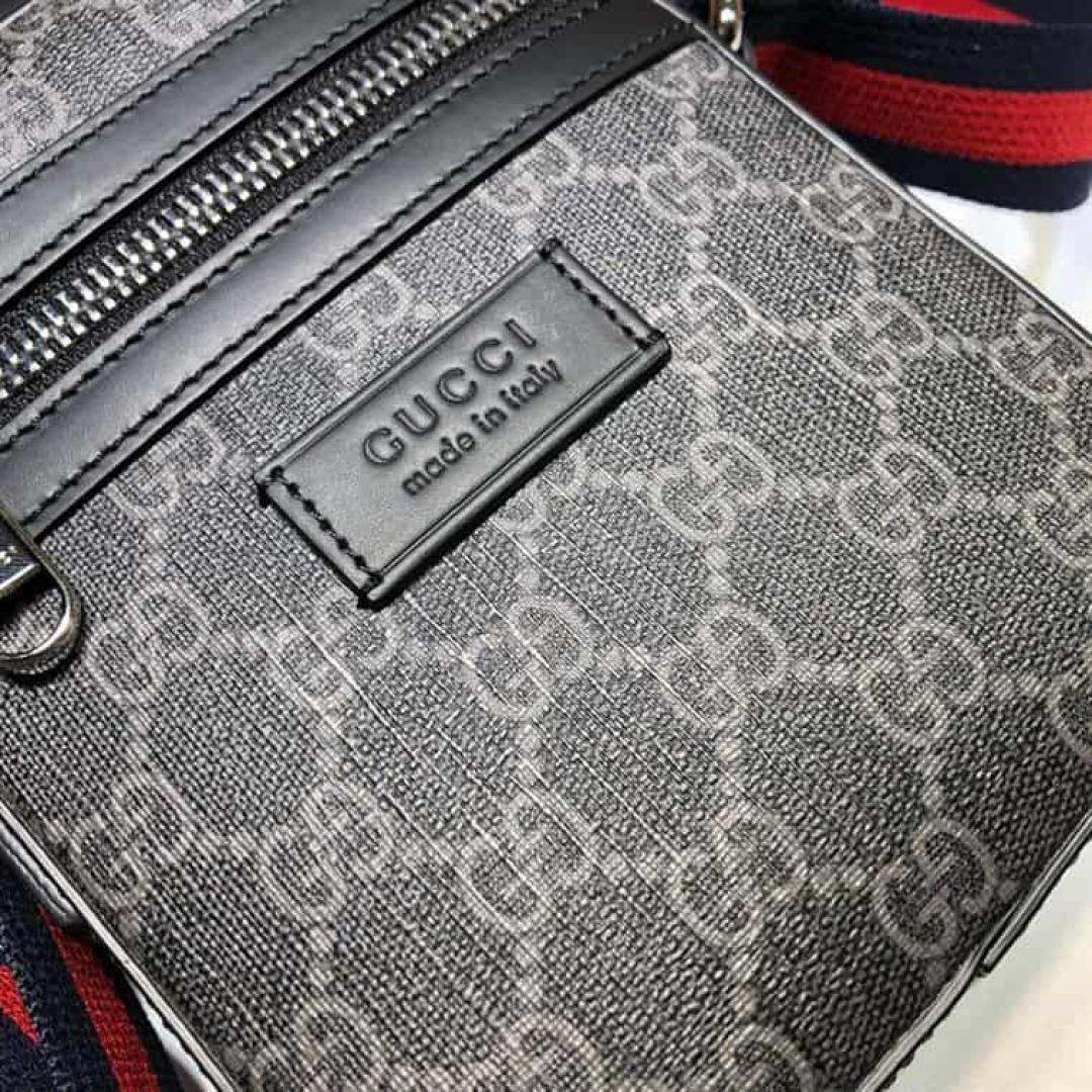 GUCCI GG BLACK MESSENGER
