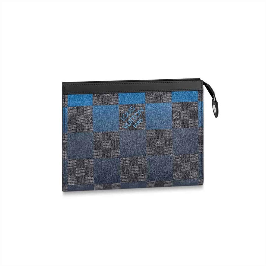 POCHETTE VOYAGE MM DAMIER GRAPHITE CANVAS