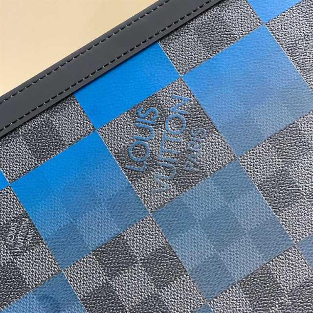 POCHETTE VOYAGE MM DAMIER GRAPHITE CANVAS