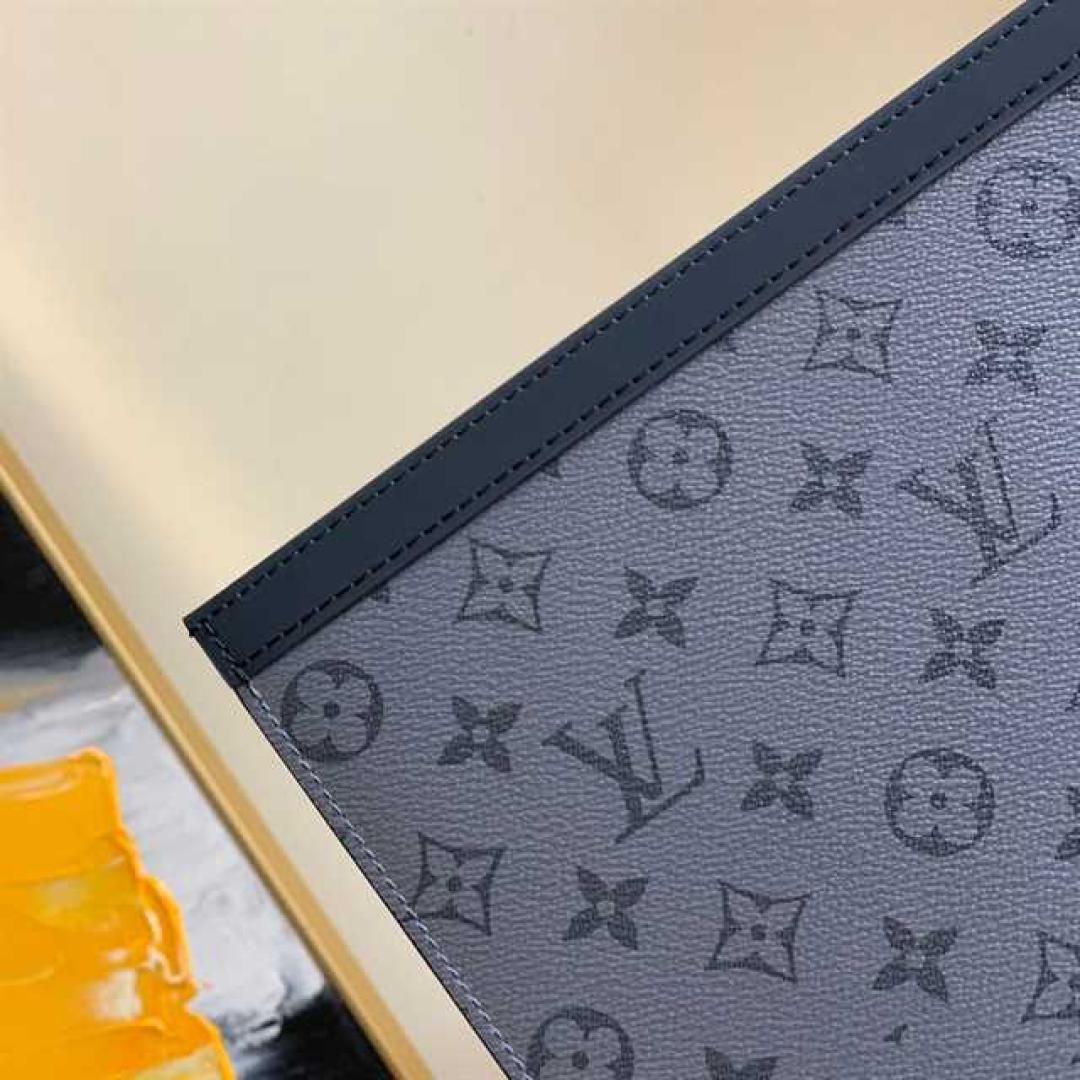 LOUIS VUITTON POCHETTE VOYAGE MM MONOGRAM ECLIPSE CANVAS