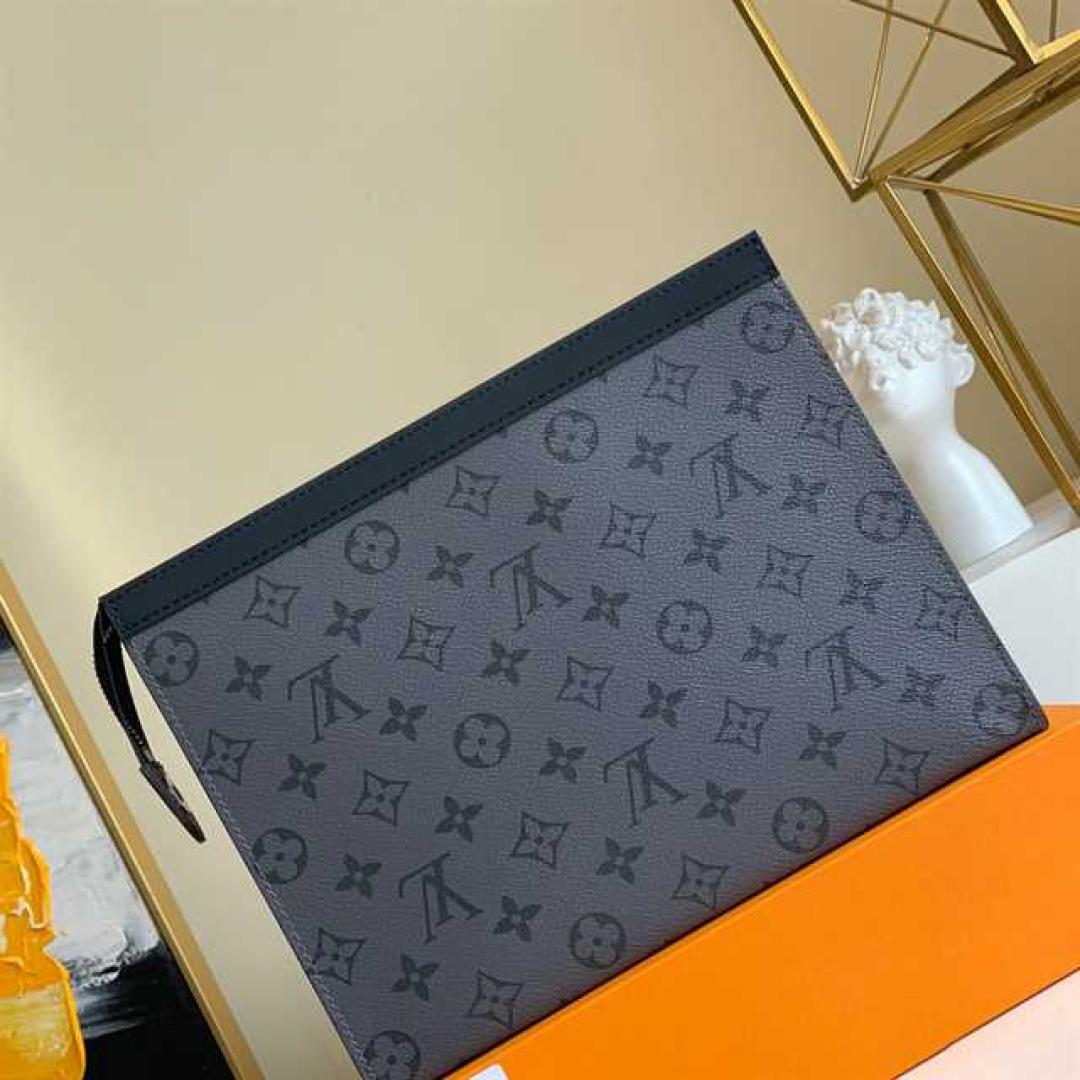 LOUIS VUITTON POCHETTE VOYAGE MM MONOGRAM ECLIPSE CANVAS