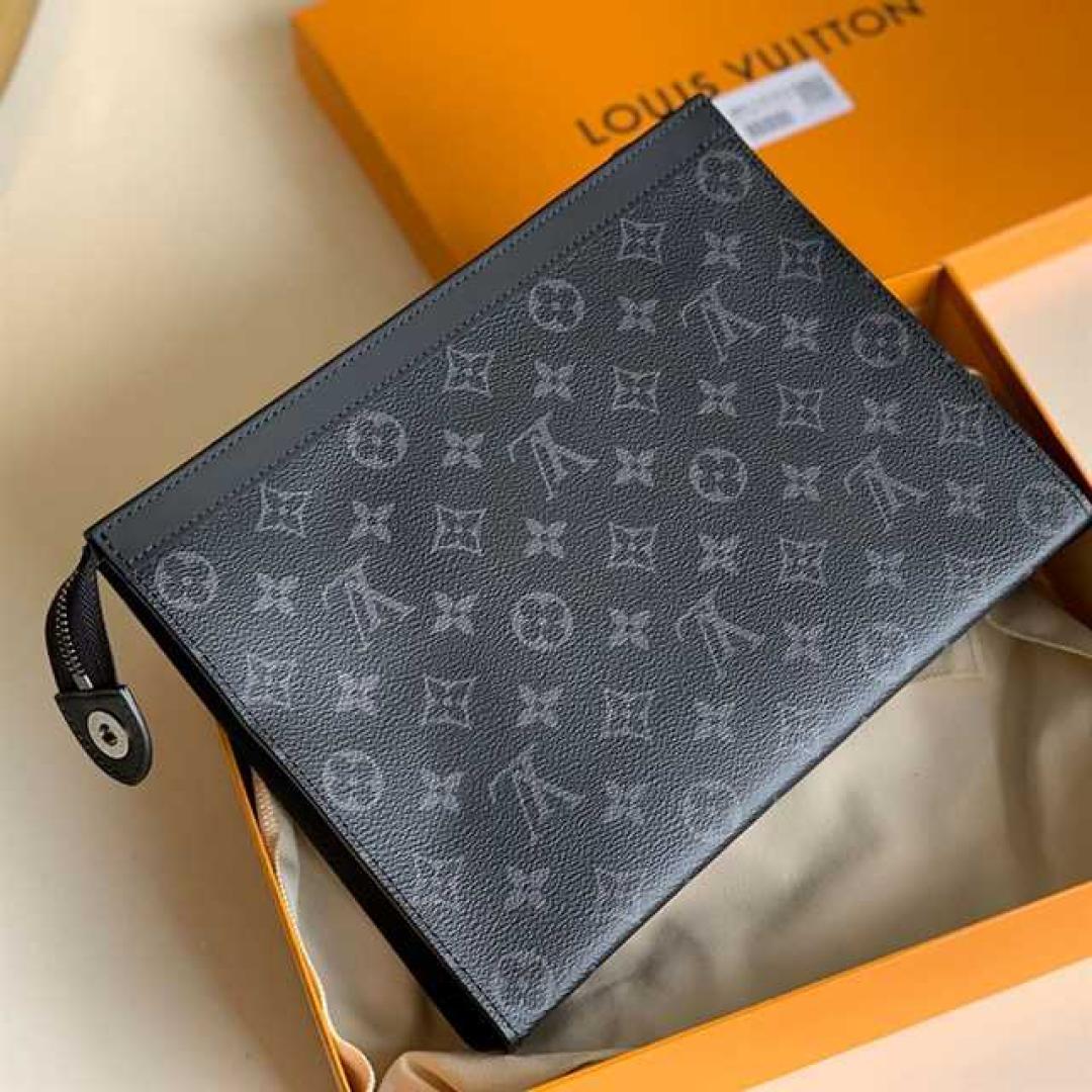 LOUIS VUITTON POCHETTE VOYAGE MM MONOGRAM ECLIPSE
