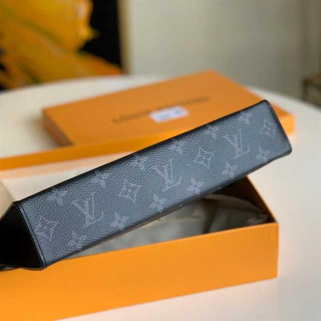 LOUIS VUITTON POCHETTE VOYAGE MM MONOGRAM ECLIPSE