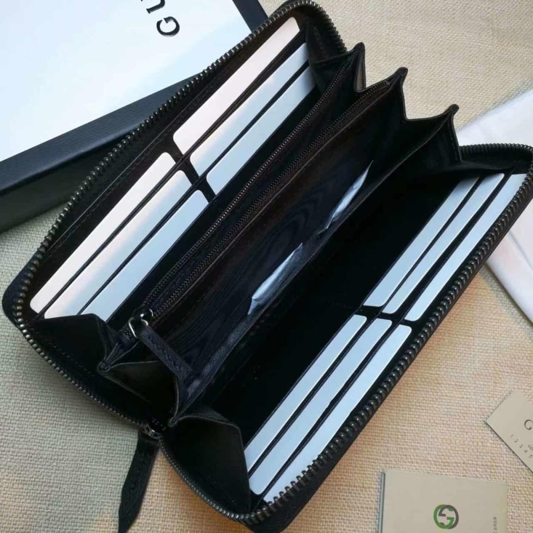 GUCCI WALLET KINGSNAKE PRINT GG SUPREME ZIP