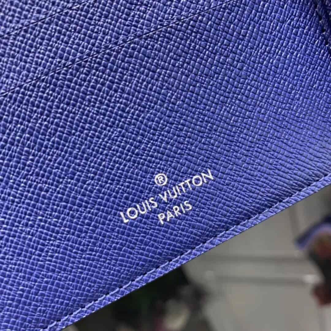 LOUIS VUITTON BLUE MULTIPLE WALLET