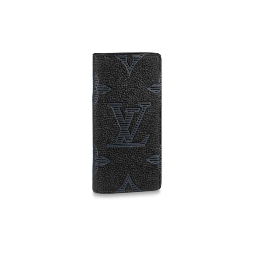 LOUIS VUITTON BRAZZA WALLET TAURILLON SHADOW LEATHER