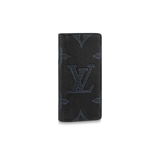 LOUIS VUITTON BRAZZA WALLET TAURILLON SHADOW LEATHER