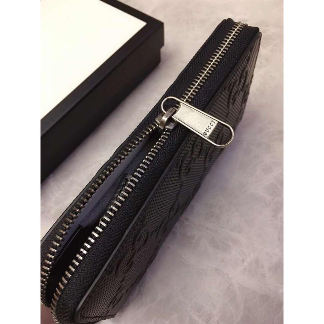 GUCCI SIGNATURE ZIP AROUND WALLET