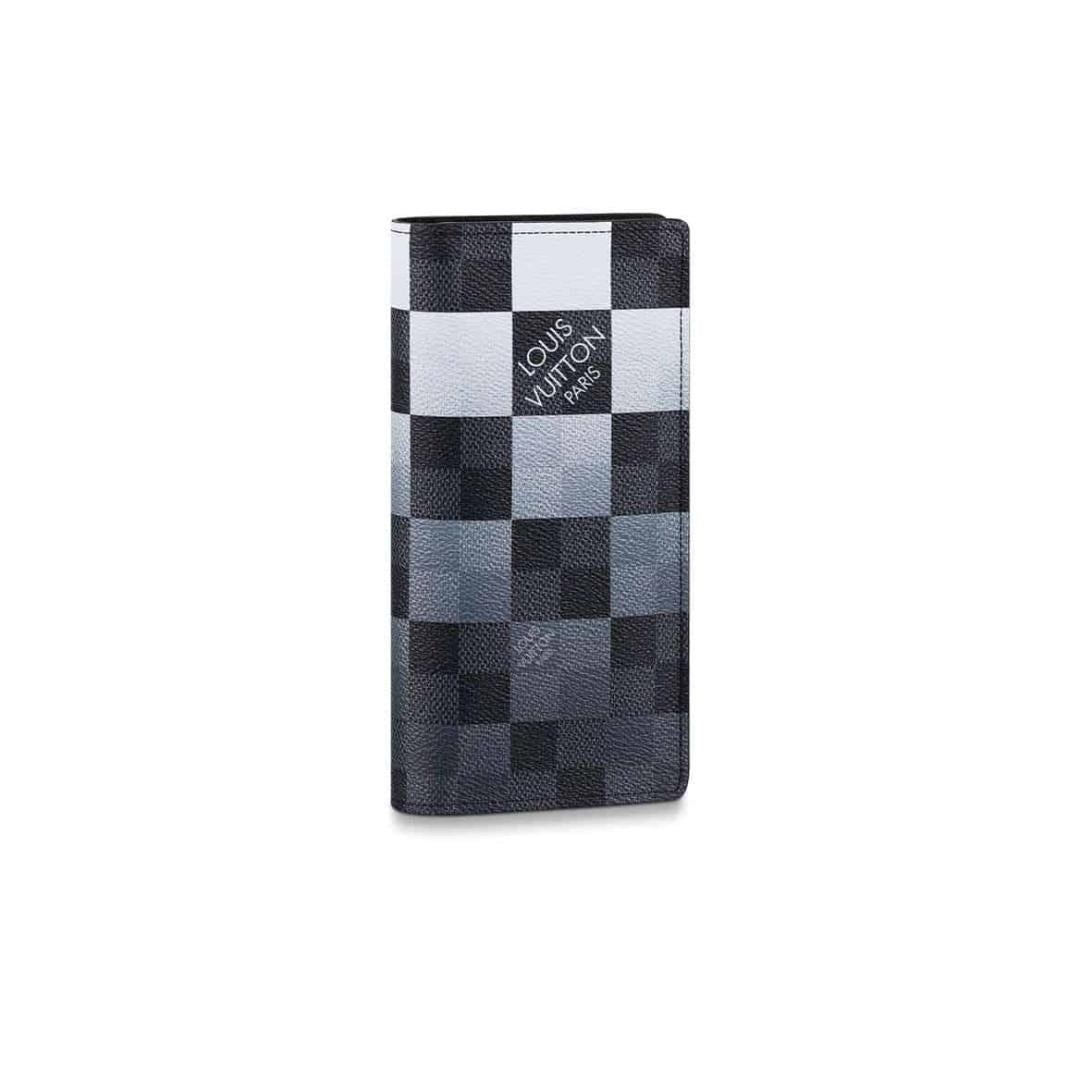 LOUIS VUITTON BRAZZA WALLET DAMIER GRAPHITE CANVAS