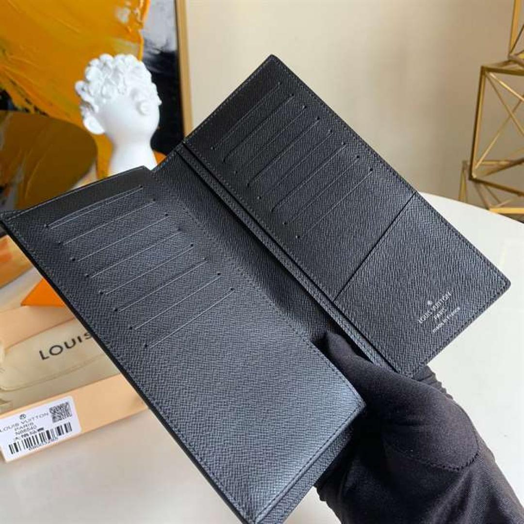 LOUIS VUITTON BRAZZA WALLET DAMIER GRAPHITE CANVAS