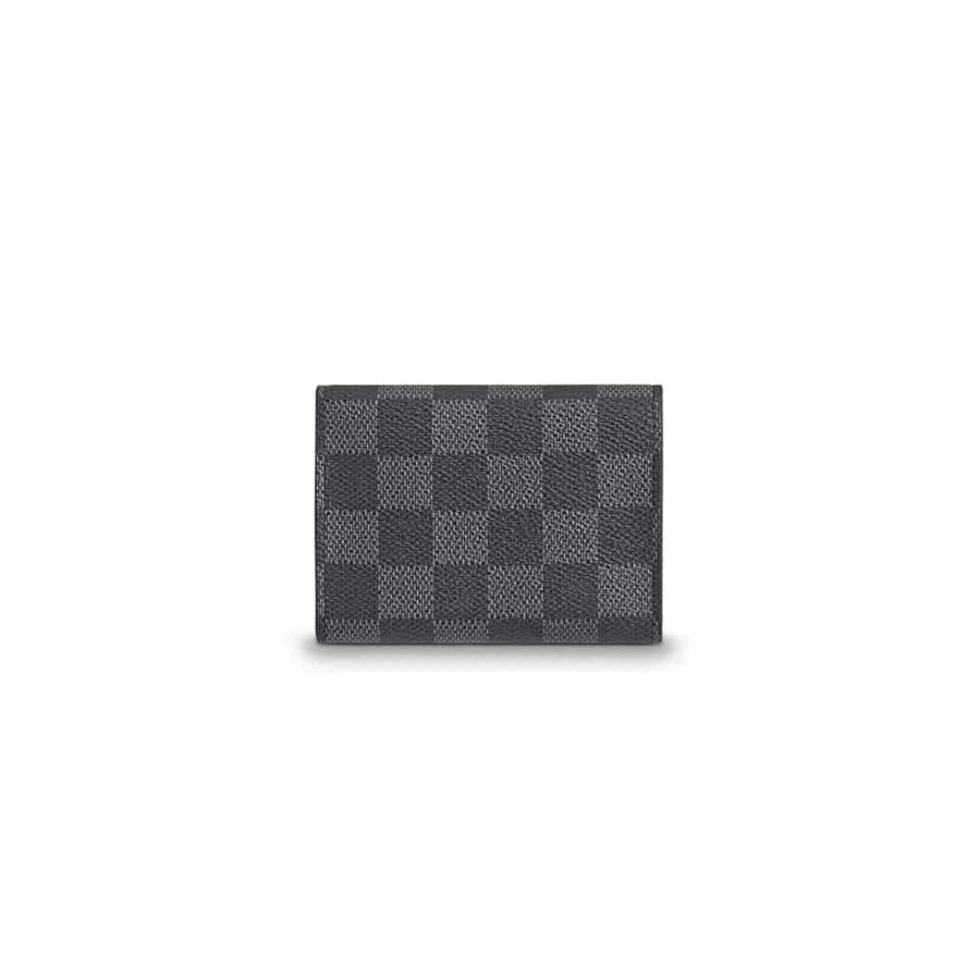 LOUIS VUITTON ENVELOPE CARTE DE VISITE DAMIER GRAPHITE CANVAS