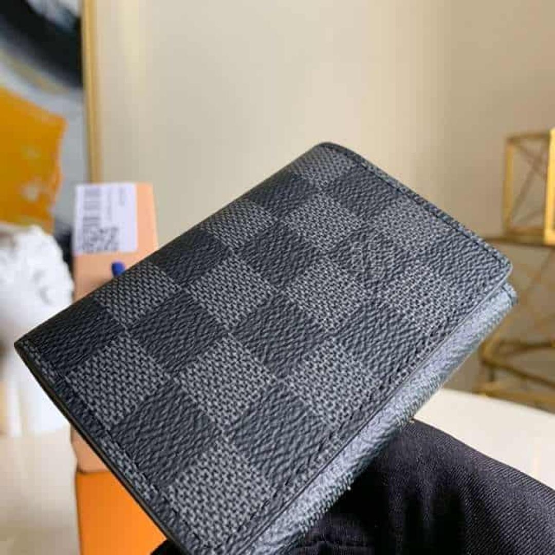 LOUIS VUITTON ENVELOPE CARTE DE VISITE DAMIER GRAPHITE CANVAS