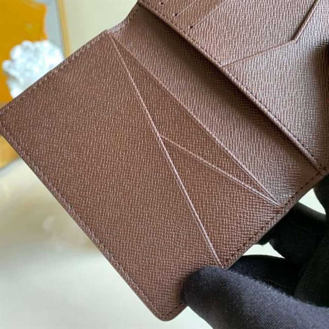LOUIS VUITTON POCKET ORGANIZER COATED CANVAS CALF LEATHER LINING