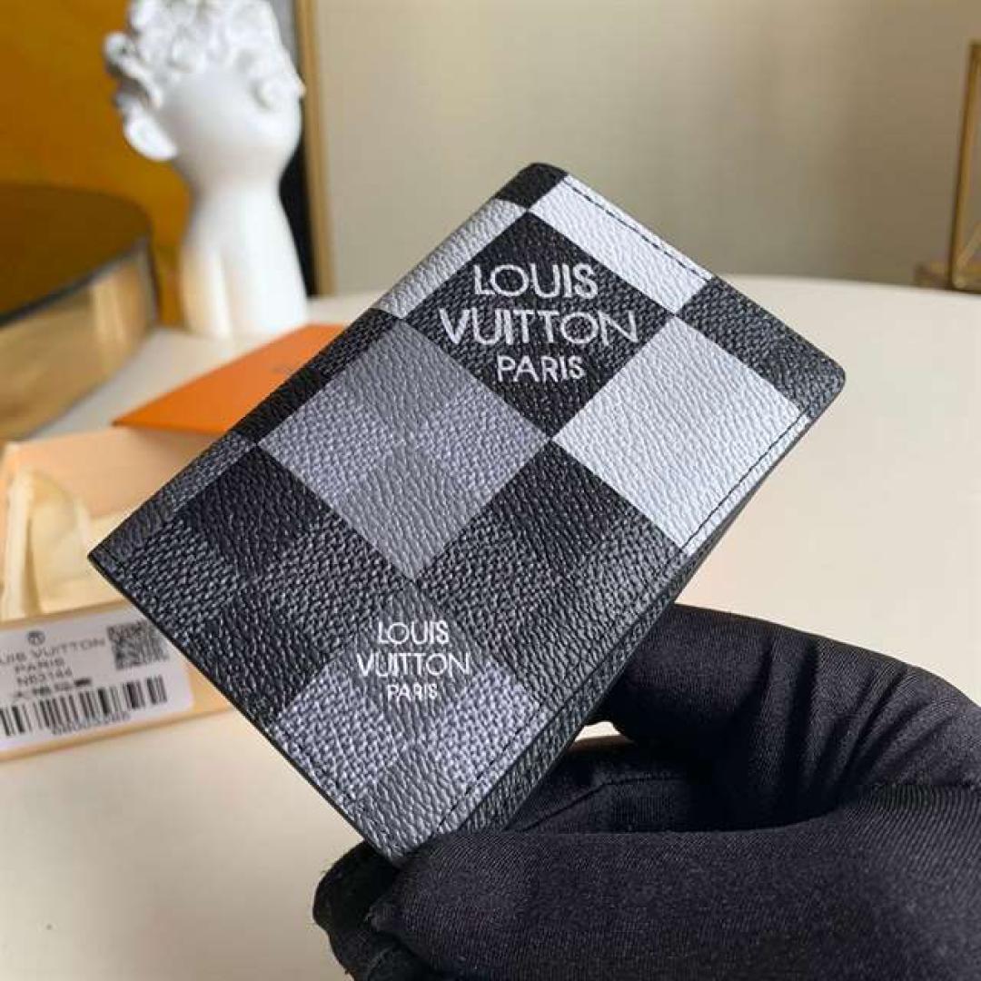 LOUIS VUITTON POCKET ORGANIZER DAMIER GRAPHITE GIANT CANVAS