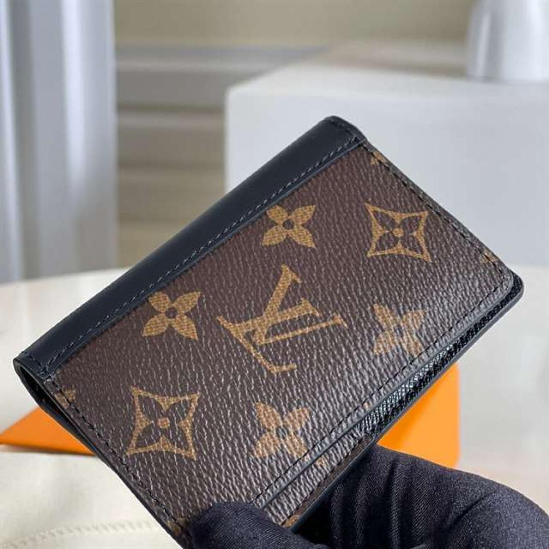 LOUIS VUITTON POCKET ORGANIZER MONOGRAM MACASSAR CANVAS