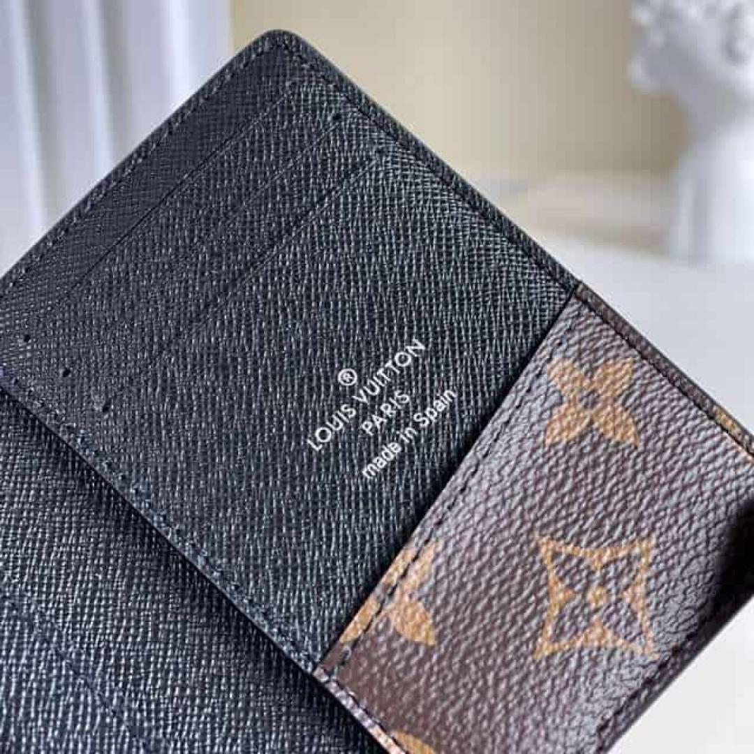 LOUIS VUITTON POCKET ORGANIZER MONOGRAM MACASSAR CANVAS