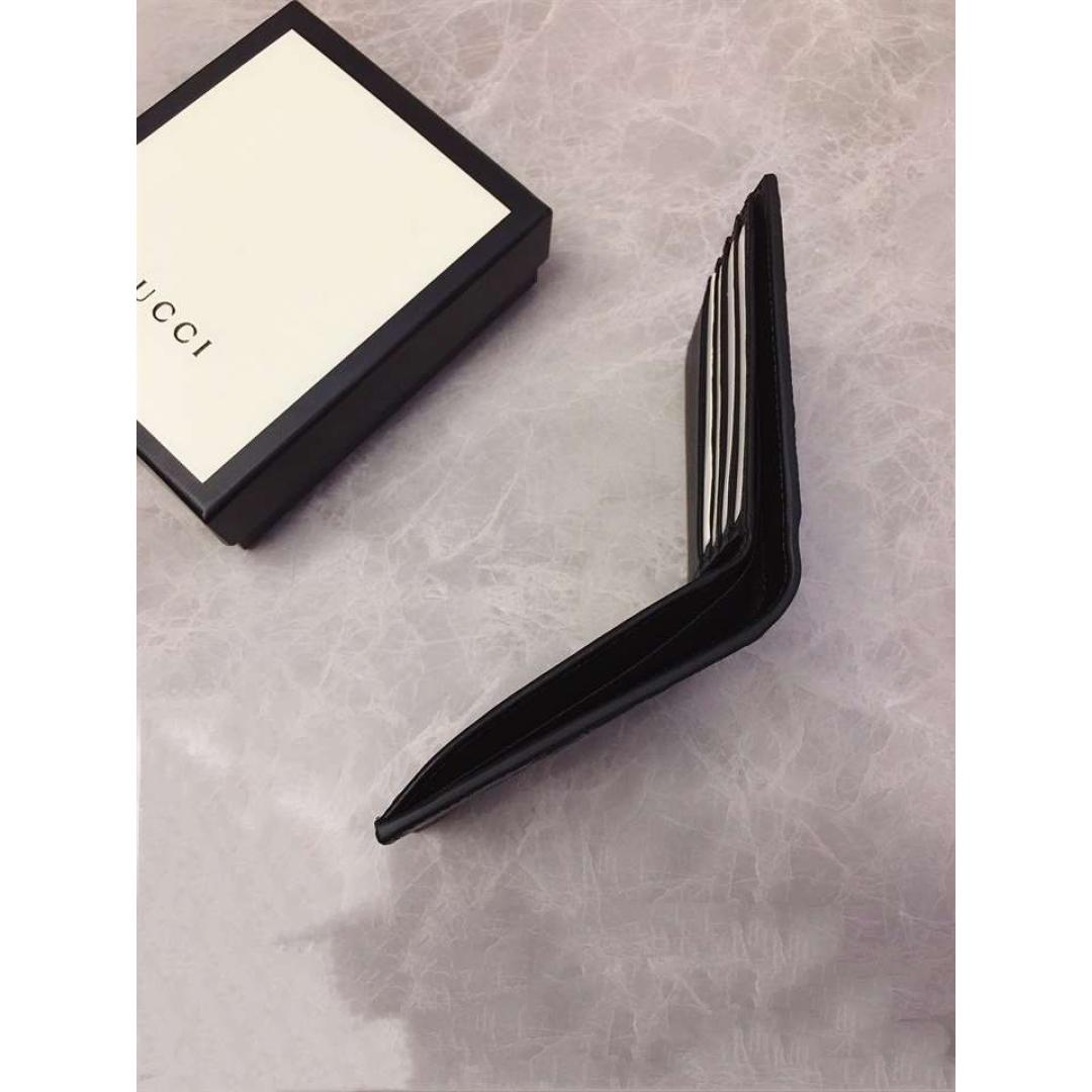 GUCCI MEN'S EBAY BLACK GG EMBOSSED LEATHER WALLET