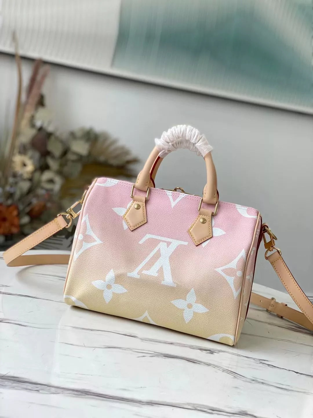 LOUIS VUITTON 9.8 X 7.5 X 5.9 INCHES SPEEDY BANDOULIÈRE 25