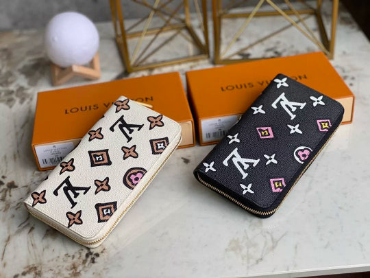 LOUIS VUITTON 11*8*2.5CM ROSALIE SMALL PURSE ZIPPY 19.5*10.5*2.5CM BIG ZIPPY