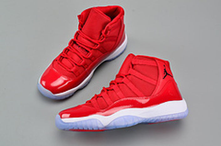 AIR JORDAN 11 RETRO BG (GS) "WIN LIKE 96" RED WOMENS