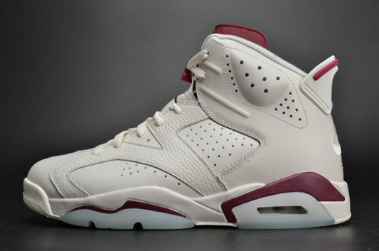 AIR JORDAN 6 RETRO "MAROON" WHITE