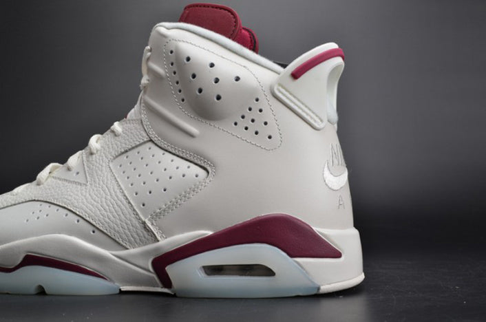 AIR JORDAN 6 RETRO "MAROON" WHITE