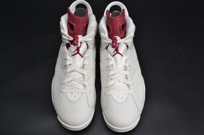 AIR JORDAN 6 RETRO "MAROON" WHITE