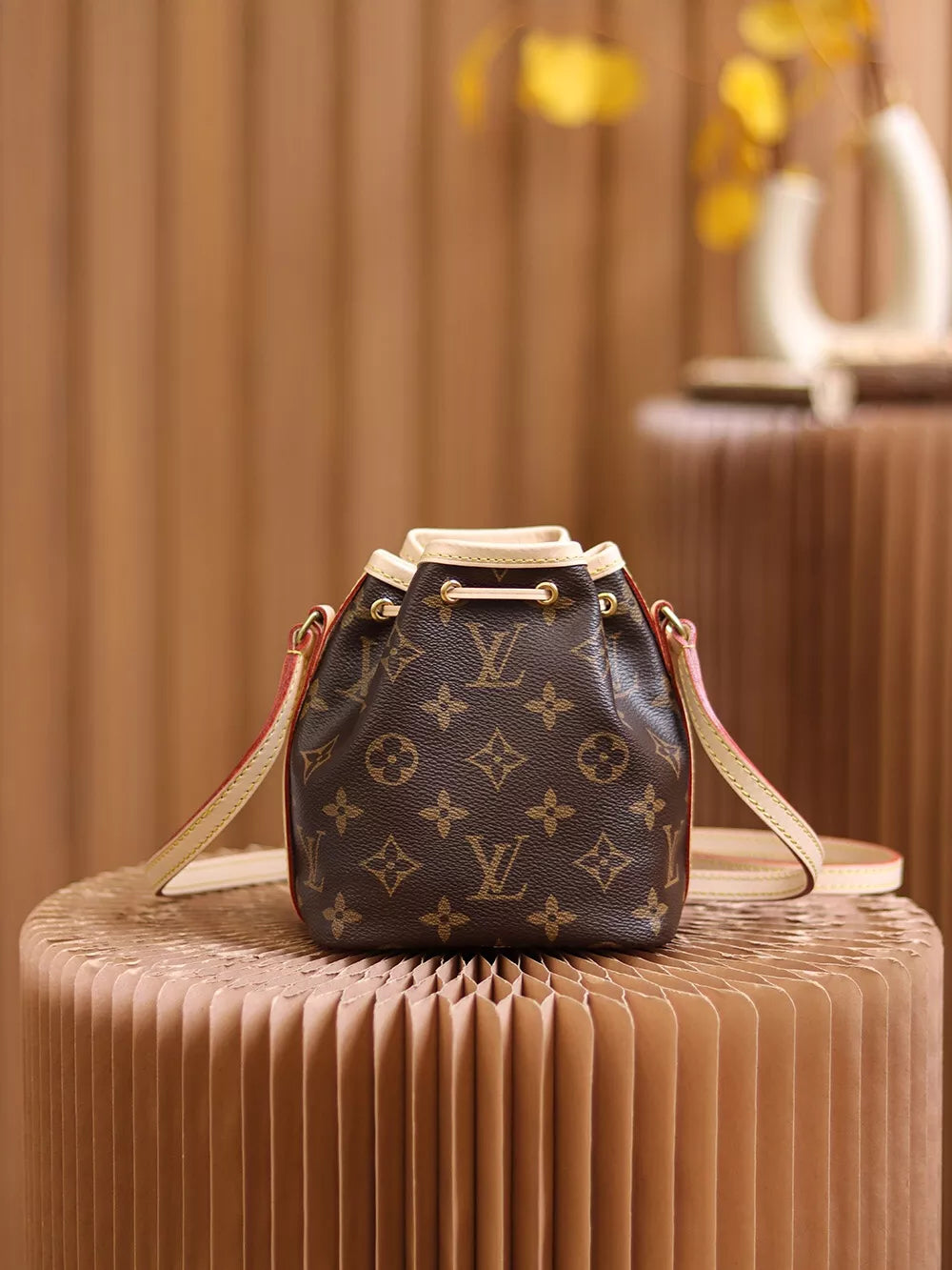 LOUIS VUITTON 13X16X10CM NANO NOE MONOGRAM MINI TURENNE