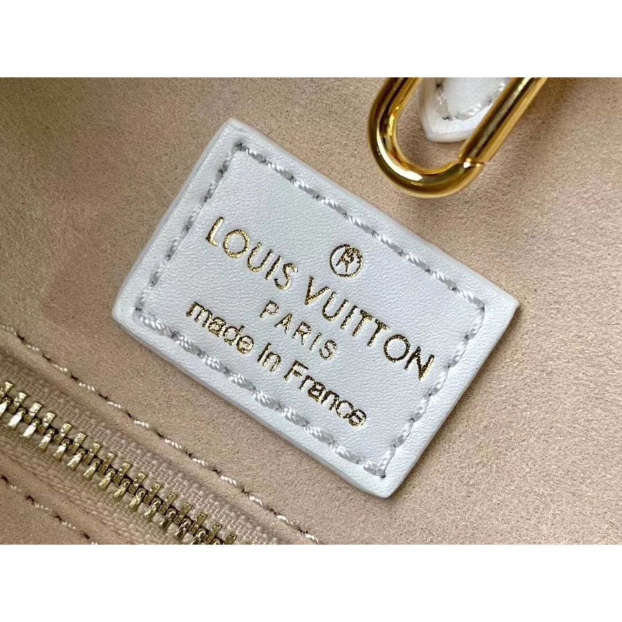 LOUIS VUITTON 35X27X 14CM ONTHEGO HANDBAG, MONOGRAM EMPRENTE COW LEATHE
