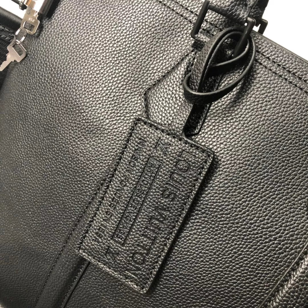 LOUIS VUITTON BRIEFCASE BRIEFCASE, AEROGRAM GRAIN COW LEATHER