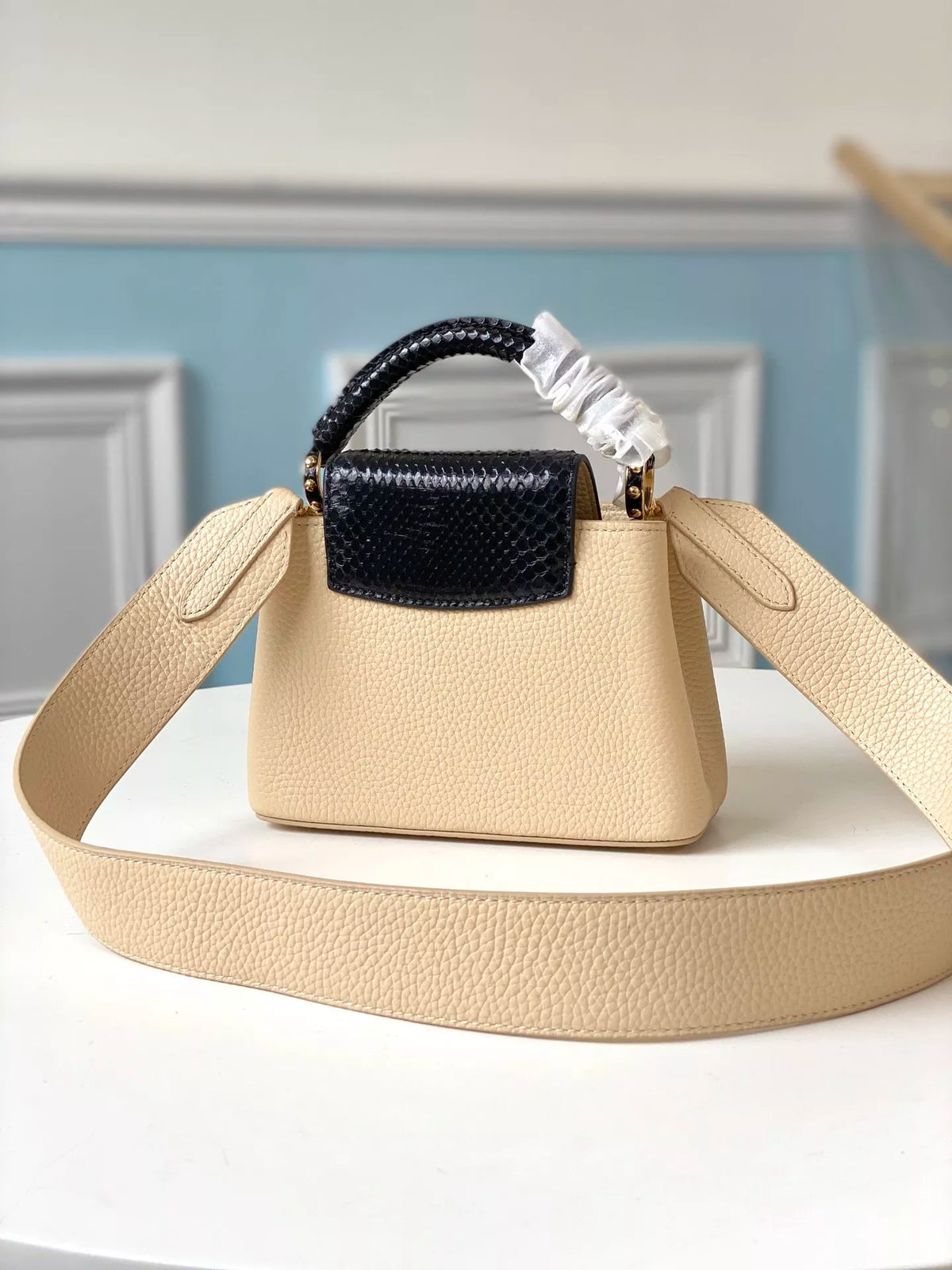 LOUIS VUITTON 21.0 X 14.0 X 8.0 CM CAPUCINES MINI BAG