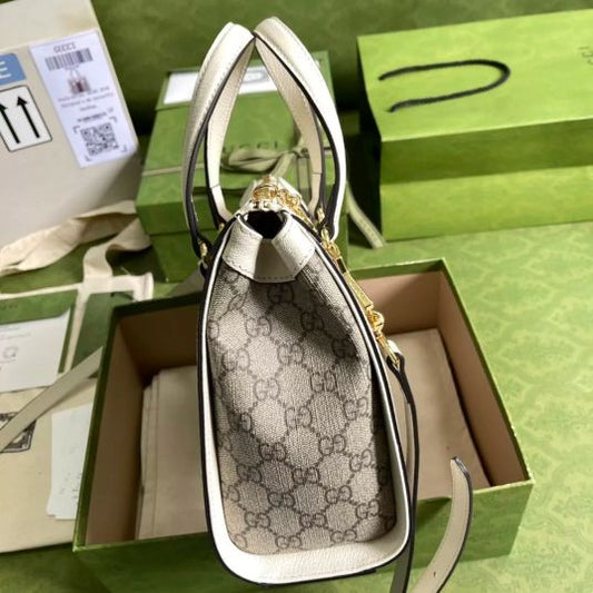 LOUIS VUITTON 24*20.5*10.5CM/21*14*7CM ARTIFICIAL CANVAS, WHITE