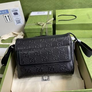 LOUIS VUITTON 29×22×9.5CM MESSENGER BAG EMBOSSED FULL LEATHER