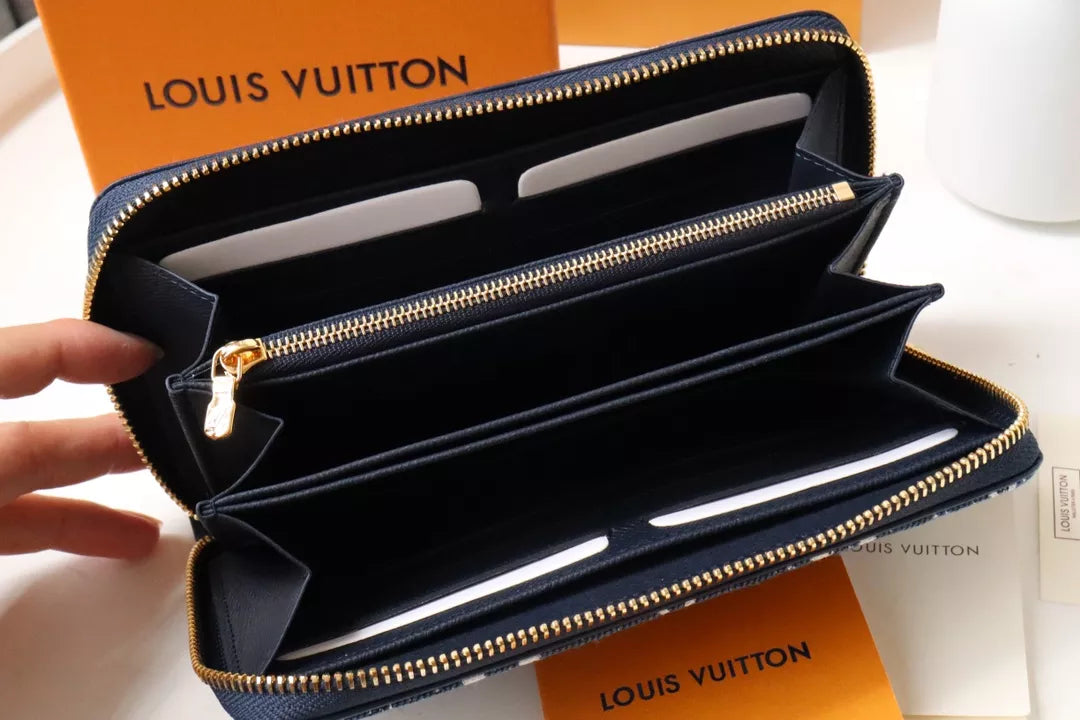 LOUIS VUITTON ZIPPY COIN PURSE & SARAH WALLET