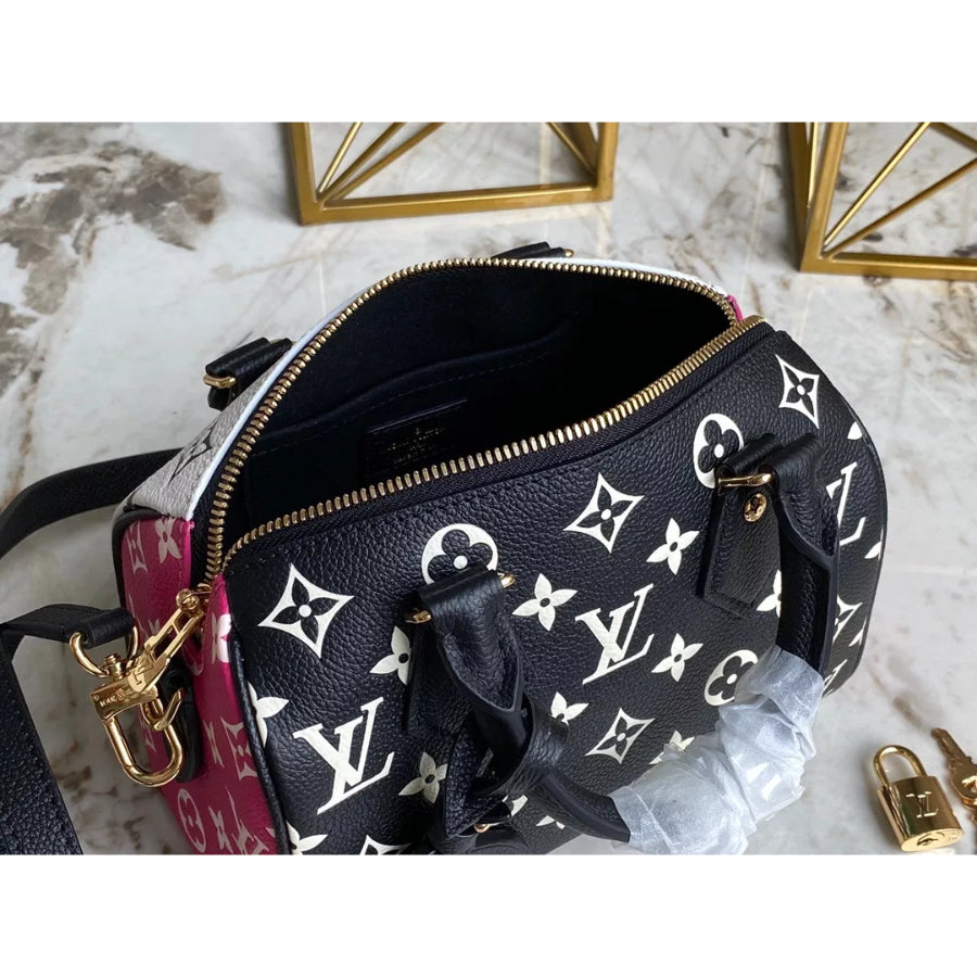 LOUIS VUITTON 20.5*13.5*12CM FULL LEATHER SPEEDY PILLOW BAG SERIES, COWHIDE