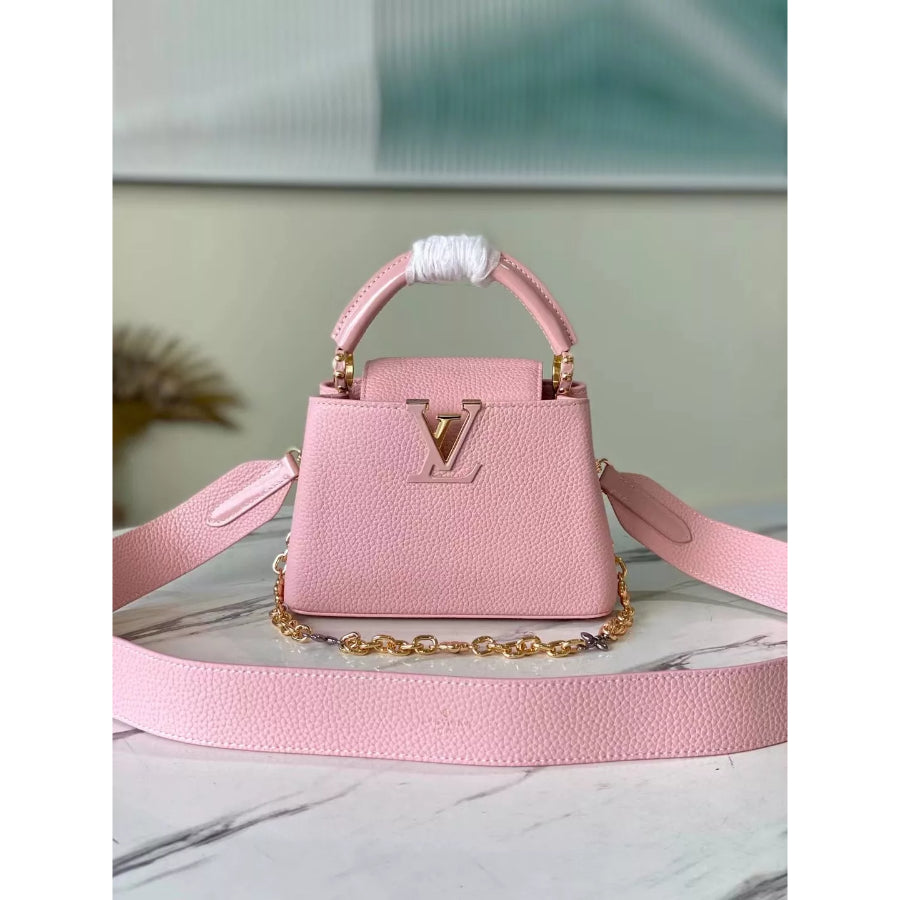 LOUIS VUITTON CAPUCINES MINI BB TAURILLON