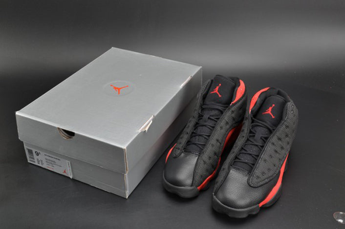 AIR JORDAN 13 RETRO “BRED” BLACK/ RED MENS