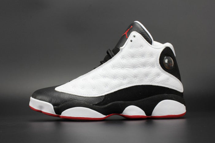 AIR JORDAN 13 “HE GOT GAME” WHITE/BLACK-TRUE RED MENS