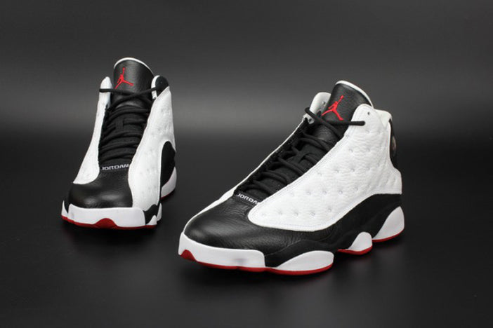 AIR JORDAN 13 “HE GOT GAME” WHITE/BLACK-TRUE RED MENS