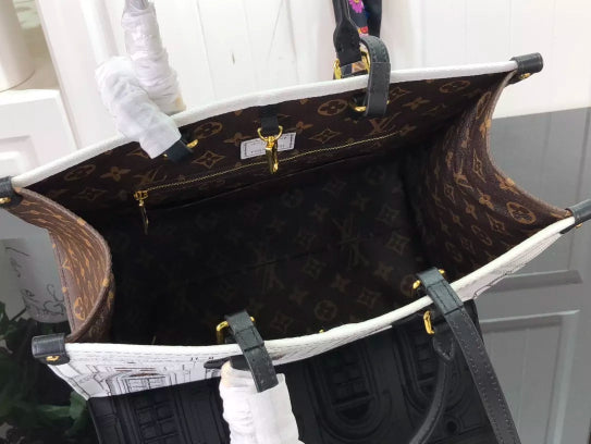 LOUIS VUITTON 35.0 X 27.0 X 14.0CM THE GO ARCHITETTURA MM TOTE