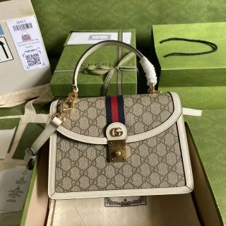 LOUIS VUITTON  25*17.5*7CM GG ORPHIDIA SERIES, WHITE
