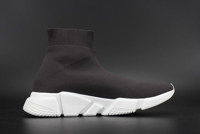 BALENCIAGA STRETCH MESH HIGH TOP SNEAKER GREY