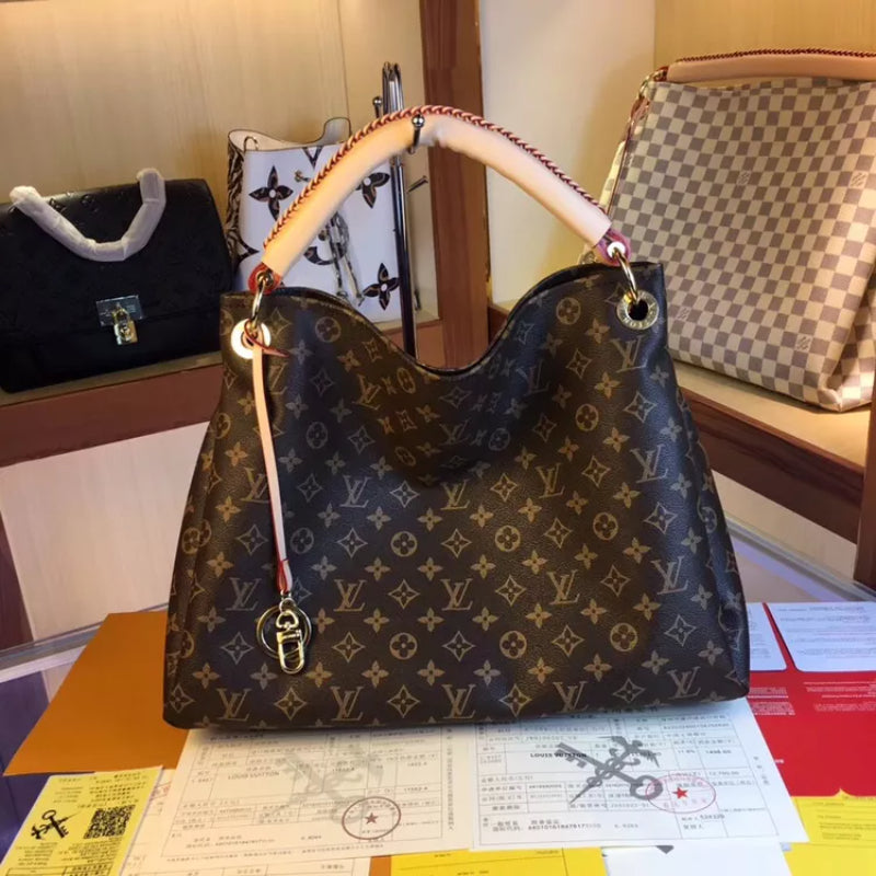 LOUIS VUITTON 46x32x24CM ARTSY MM MONOGRAM EMPREINTE 3A